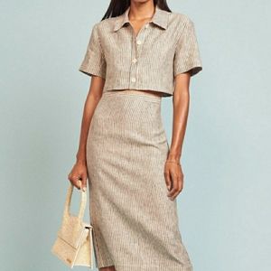 Reformation pinstripe set